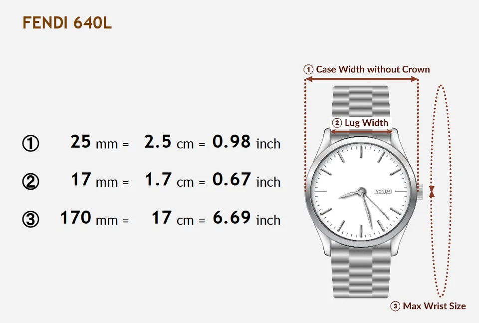 [NEAR MINT w/BOX] FENDI 640L change belt 5 colors Quartz Women's From JAPAN Y086 - image 2 of 4