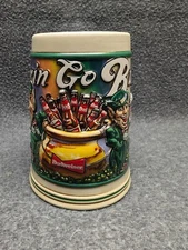 Anheuser-Busch Budweiser 1992 St Patrick's Day "Erin Go Bud" Beer Stein Mug