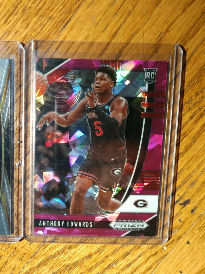 2020 Prizm Draft Энтони Эдвардс RC Pink Ice No41 и Харрисон Барнс Select Premier - Изображение 2 из 3