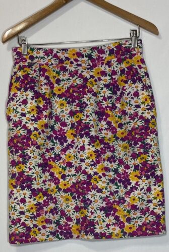 Gonna a matita floreale Nina Ricci Edition Boutique Paris donna 38 (piccola) vintage - Foto 2 di 7