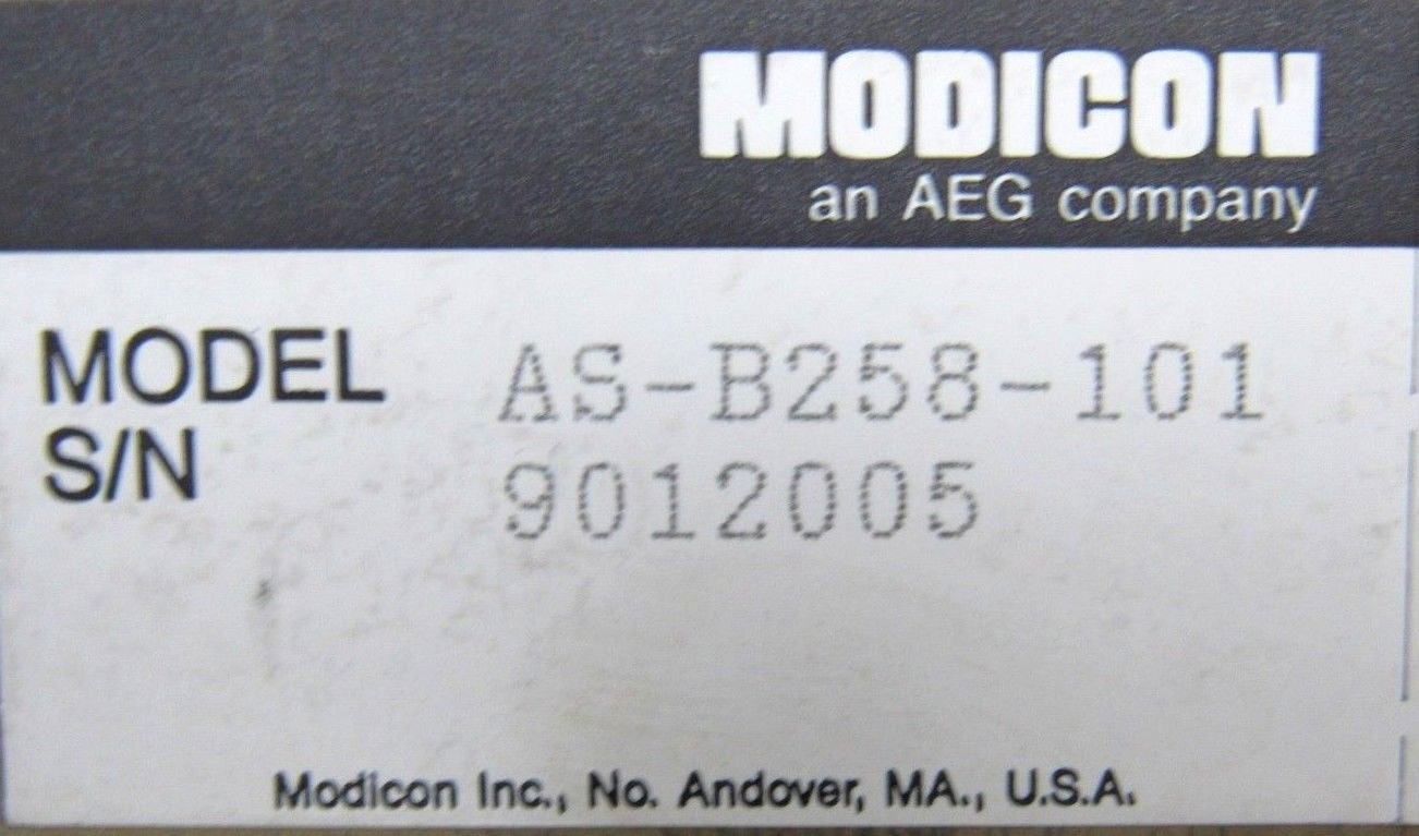 REFURBISHED MODICON AS-B258-101 ANALOG RELAY MODULE ASB258101