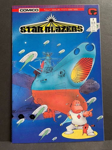 Star Blazers #1, #2, #3, #4 1987 Lot of 4 NM High Grade Comico Comics - Picture 4 of 9