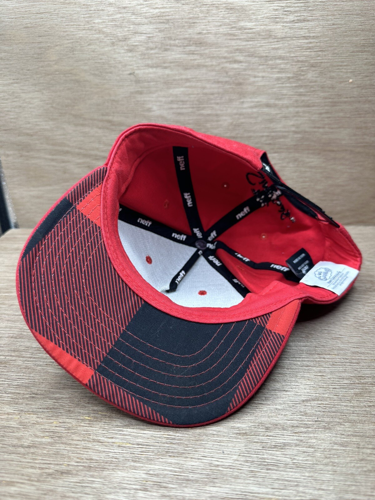Rare Neff Bart Simpson Red SnapBack Hat Skate - image 5