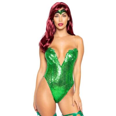 white christmas dresses COSTUME RENTAL - E10 Poison Ivy main image 1