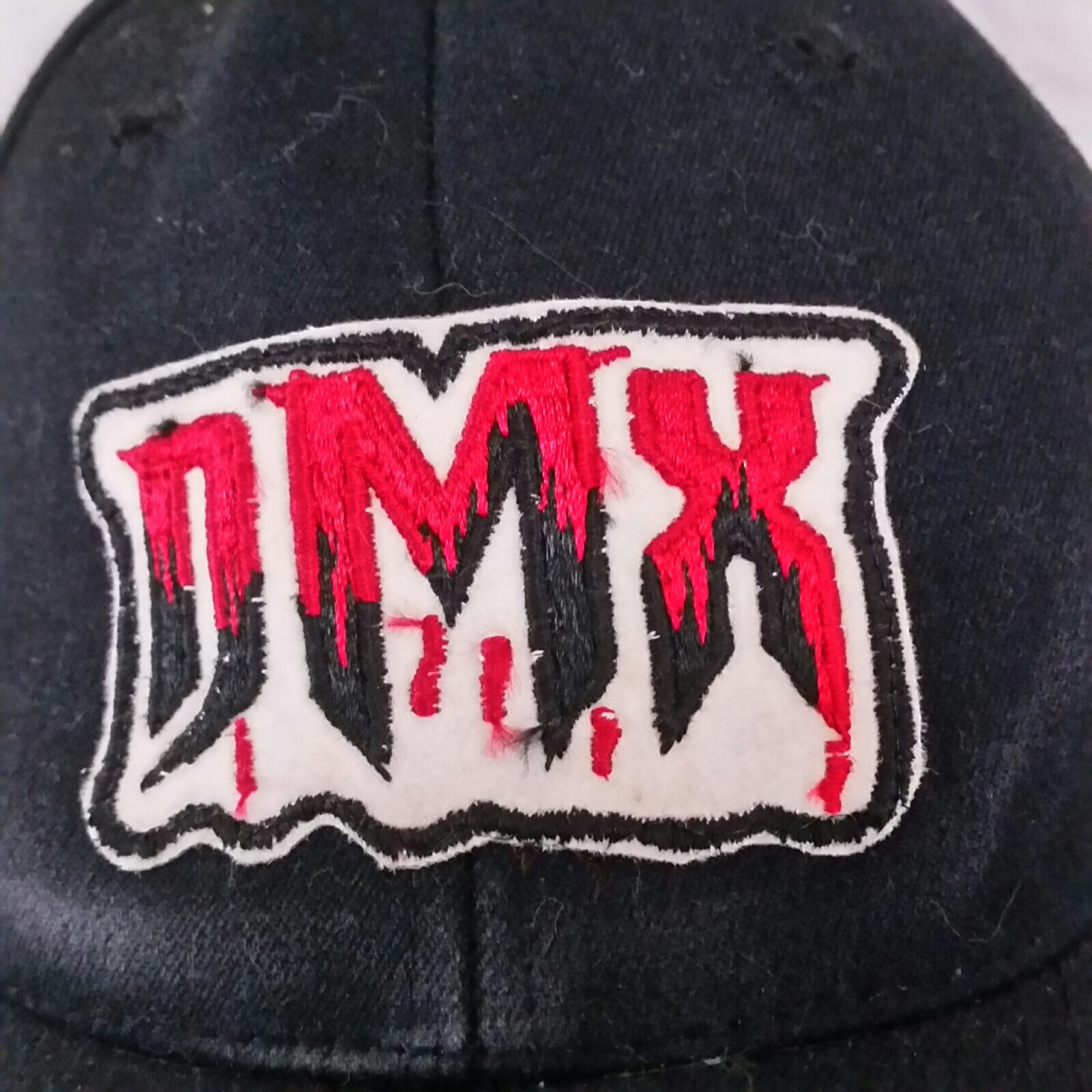Vintage DMX Fitted Hat Rap Hip Hop Cap 90s Ruff Ryder… - Gem