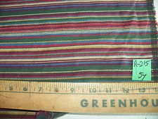 Green Tan Burgundy Print Nylon Upholstery Fabric 1 Yard R215