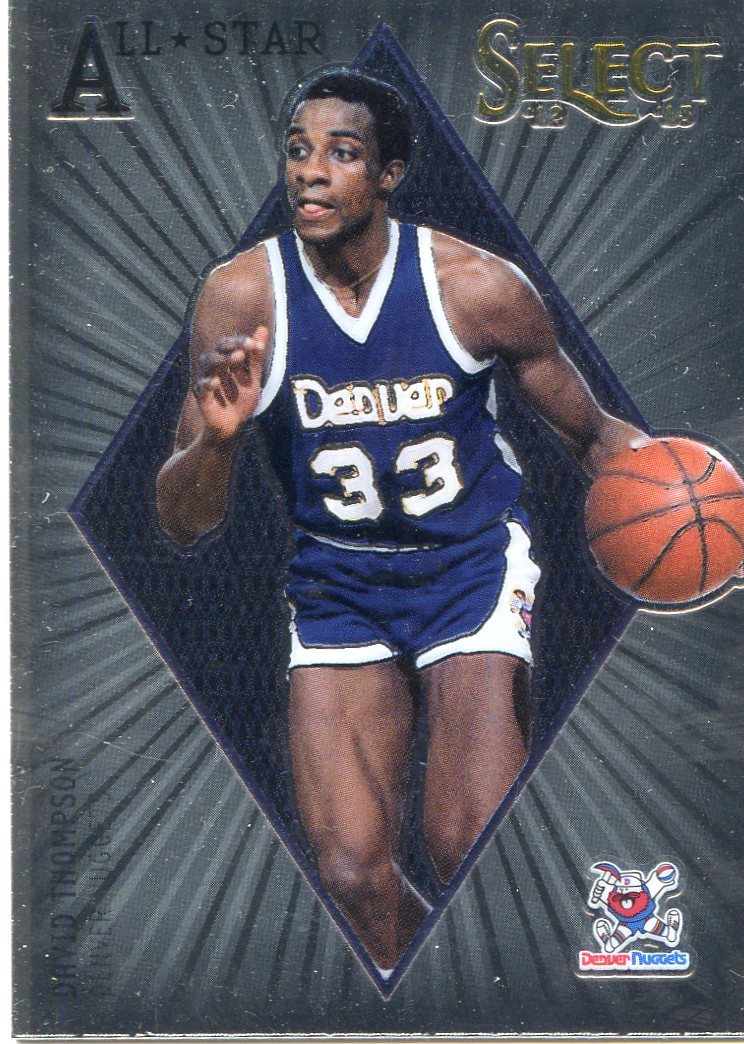 2012-13 PANINI SELECT ALL STAR SELECTIONS INSERT SP NO.14 DAVID THOMPSON NUGGETS
