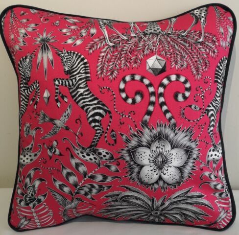 Emma J Shipley KRUGER MAGENTA cushion cover 41cm x 41cm approx - Picture 11 of 12