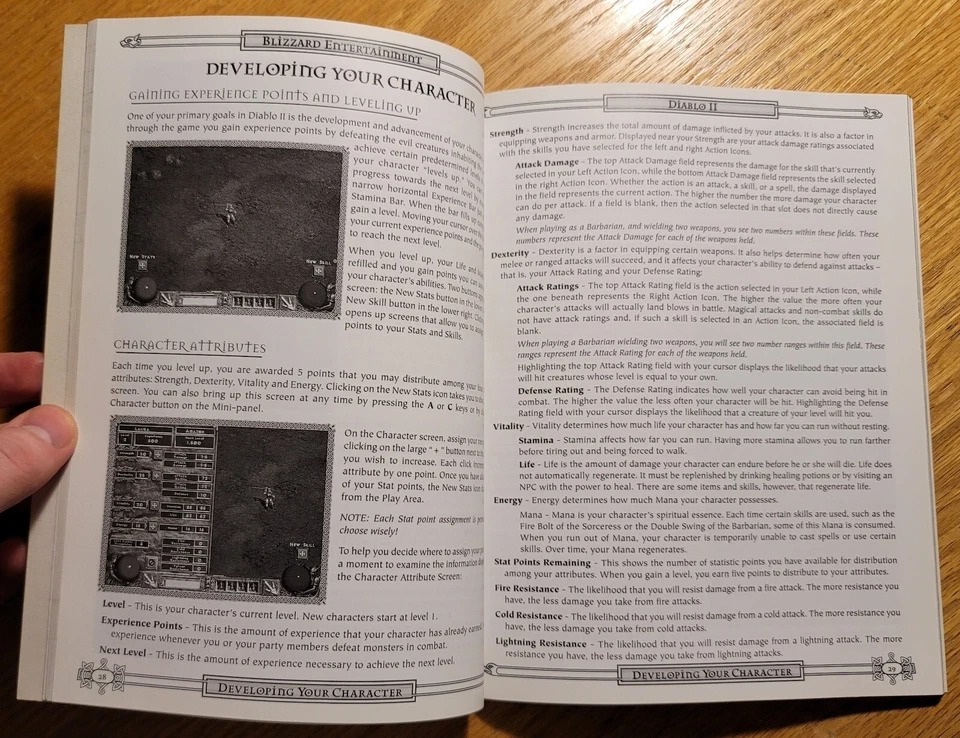 Diablo 2 PC Manual (2000) MANUAL ONLY - Image 4 of 4