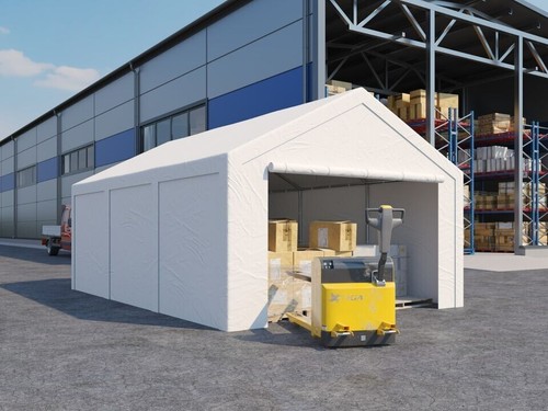 3x4m / 2.8m Lagerzelt Partyzelt Garagenzelt Zeltgarage VERZINT KEIN PULLVER PE - Bild 10 von 12