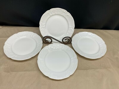 Rosenthal ''SANSSOUIC'' White Continental ~ Set of 4 ~ Bread Plates ~ 6 1/4''