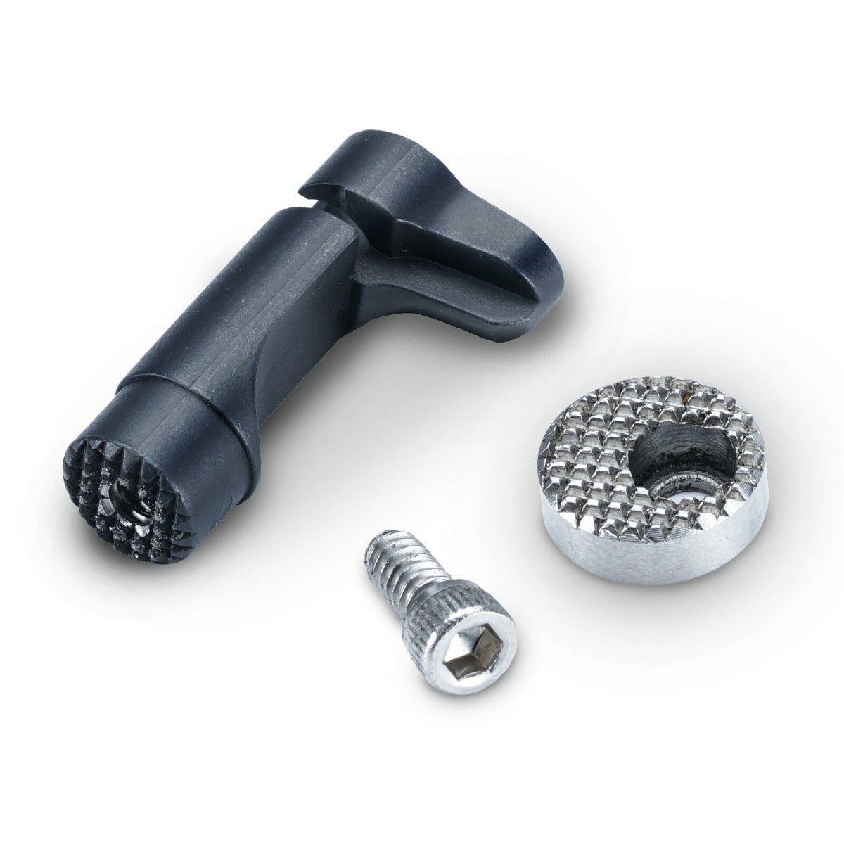 1911 Magazine Catch Extension Button - Stippled Stainless Steel For Easy Release 8 thumbnail image
