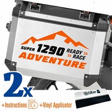 2x ADESIVI Arancio Nero compatibili con KTM 1290 Super Adventure TOURATECH GIVI