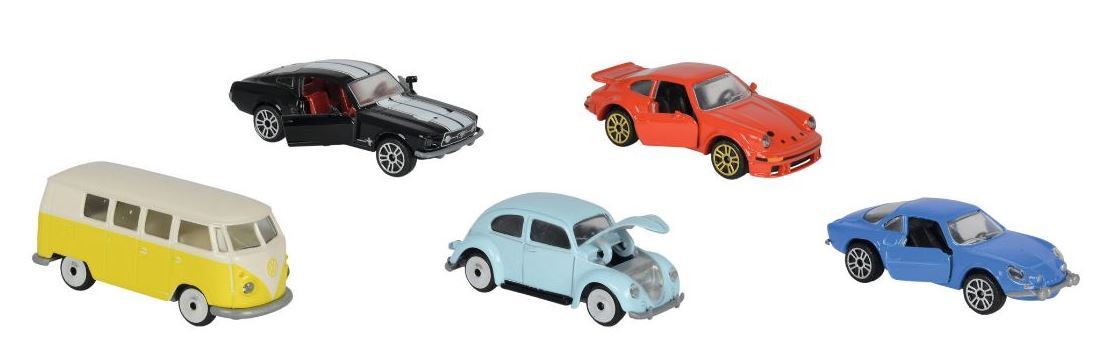 Majorette Vintage Giftpack ミニカー 5台セット Majorette Model Car metal DieCast Vintage Giftpack with 5 cars VW