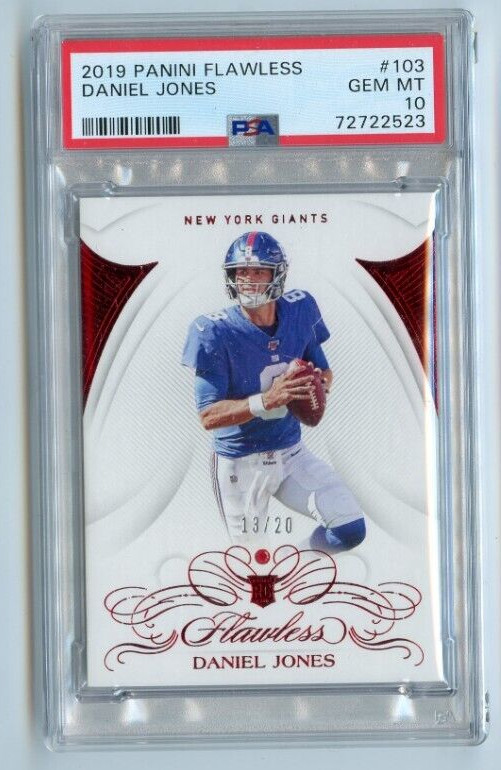 Daniel Jones Panini Flawless #103 Base