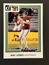 *Lot of 2* 2021 Donruss Draft Patriots Mac Jones RC #40 - Pink Retro Foil Rookie