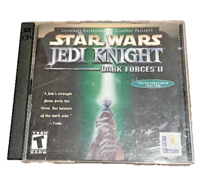 Star Wars: Jedi Knight - Dark Forces II with both 2 Discs! (PC, 2001)