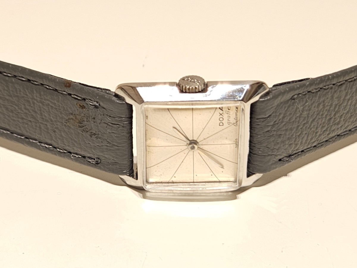 【DOXA】1950年代の流通激少のレディースアンティークウォッチ VINTAGE RARE SQUARE 21mm ST. STEEL LADIES SWISS AUTOMATIC