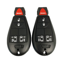 2 New Replacement Keyless Entry Remote Key Fobs Fobik 5 Button Iyz-c01c