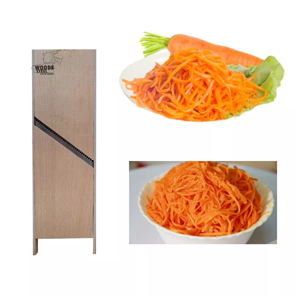 WIDE JULIENN GRATER KOREAN CARROT SLICER ТЕРКА КОРЕЙСКАЯ МОРКОВЬ 30x10 cm