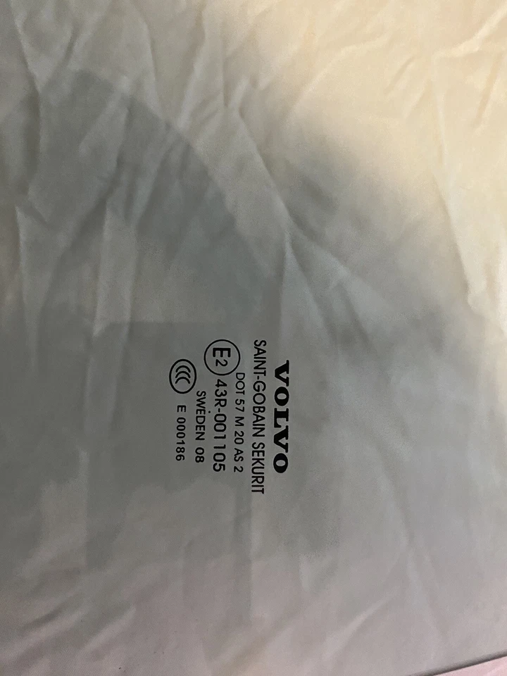 Serve para Volvo S60 4Dr Sedan 2001-2009 Vidro da Janela da Porta Traseira do Lado Direito do Passageiro. - Imagem 4 de 4