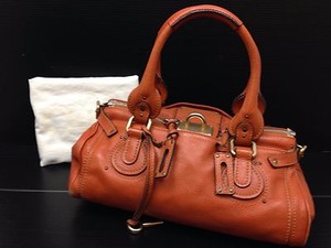 light brown leather handbag
