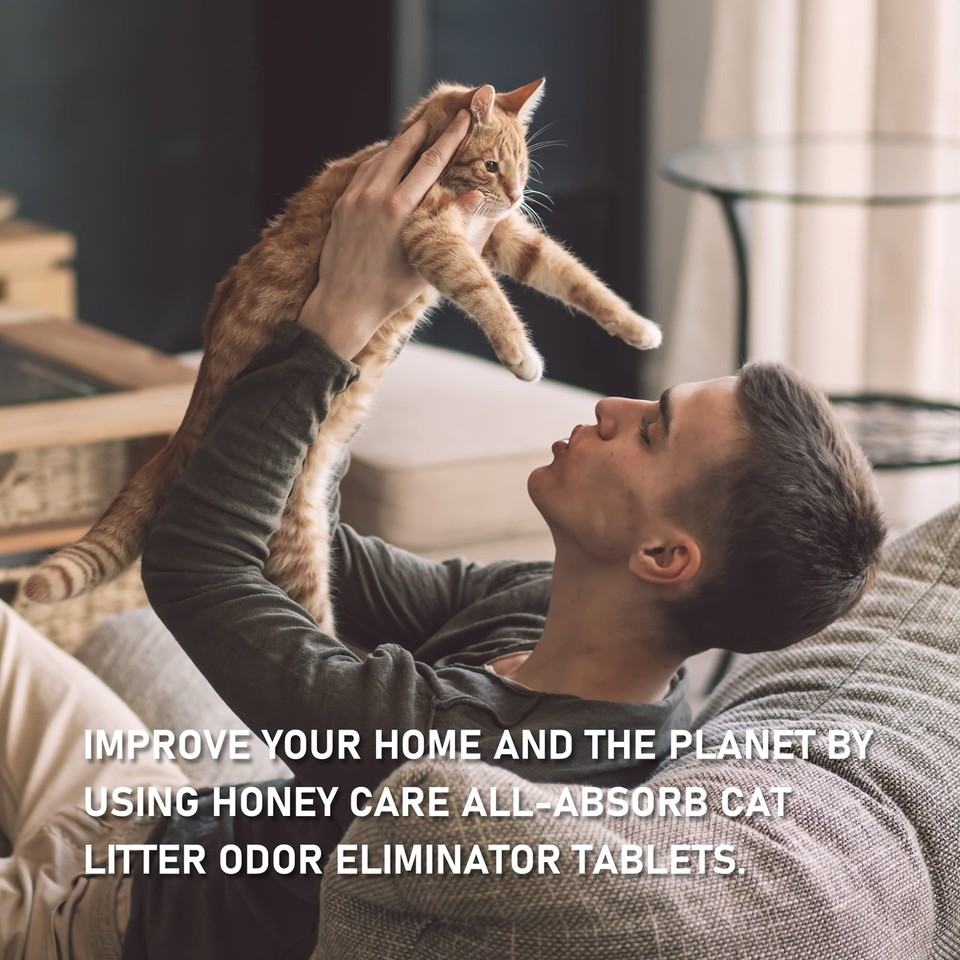 HONEY CARE AllAbsorb Cat Litter Odor Eliminator Tablets 丨 Refresh