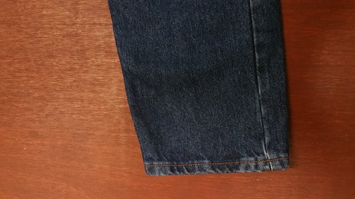 Vintage 90s Georgio ARMANI Jeans men Blue Wash High waist denim Sz 28 Italy made - Picture 10 of 12
