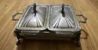 Vintage Anchor Hocking Double Chafing