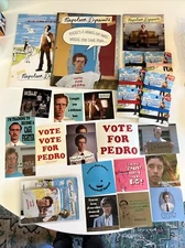 HUGE Napoleon Dynamite Lot(B)Stickers Pins Wrist-bands Magnet Keychain Air-fresh