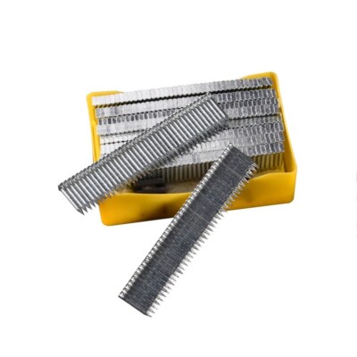 400 Pcs Silver Pneumatic Steel Nails ST18 Manual Nailer Cement Nails 18*6*2mm