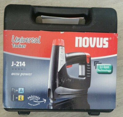 NOVUS J-214 Elektrotacker Akku Tacker