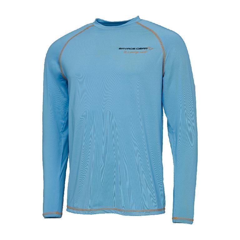 Футболка с длинным рукавом Savage Gear Aqua UV Gr M Bonnie Blue Angelshirt UV-рубашка 7590₽
