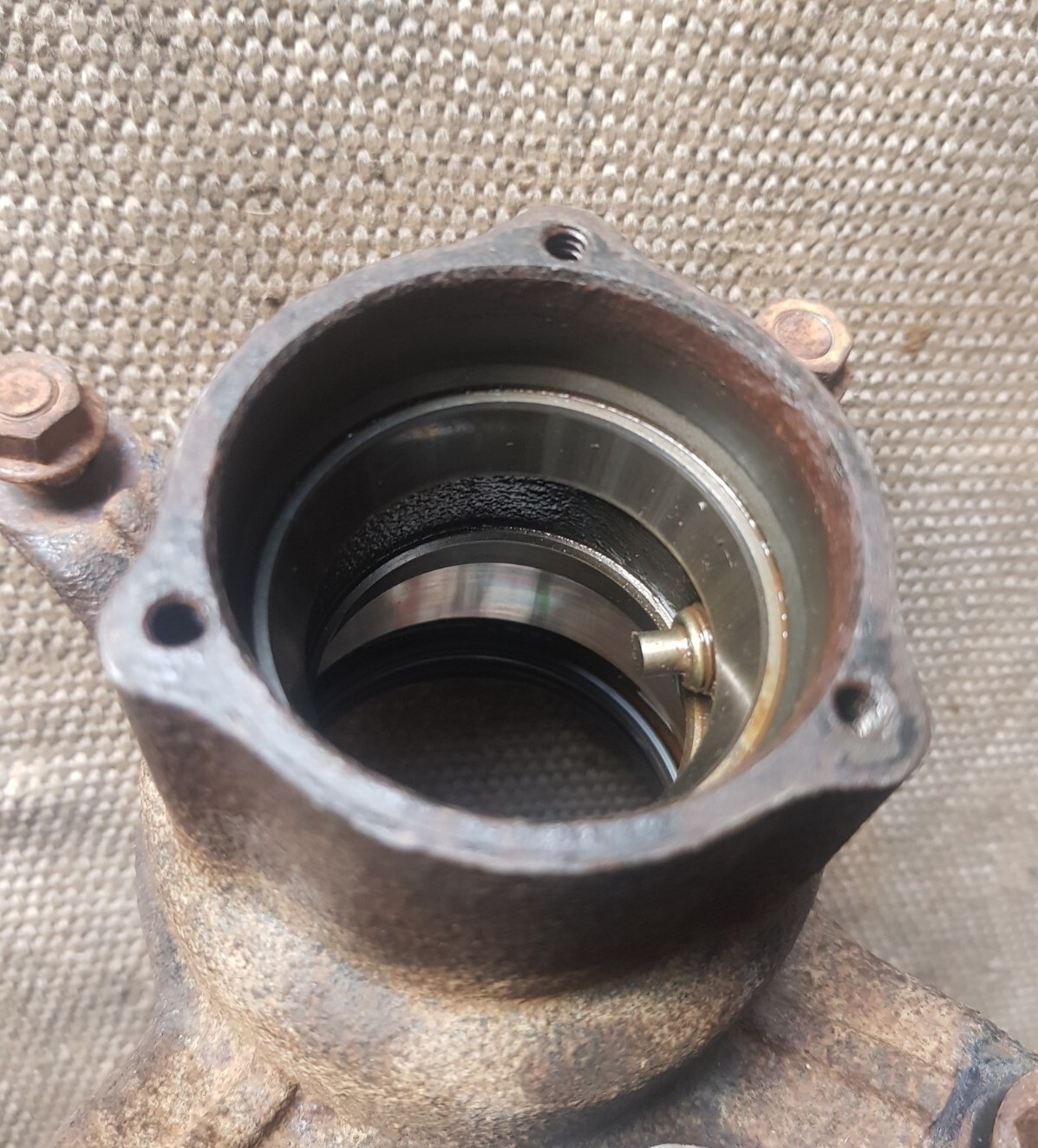 Genuine Polaris ATV Wheel Hub - Machined Black Hub Part 5143633-458 For Scrambler & Sportsman XP 1000 S Models