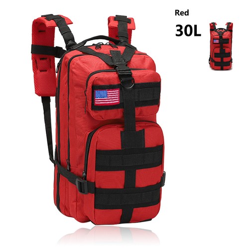 30L Outdoor Military Molle Tactical Backpack Rucksack Camping Hiking Travel Bag - Picture 12 of 23
