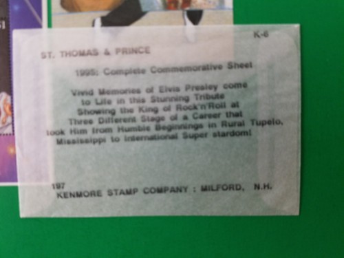 Set of 4 Stamp Sheets Antigua Barbuda St. Thomas Elvis & Marilyn Monroe  - Picture 7 of 8