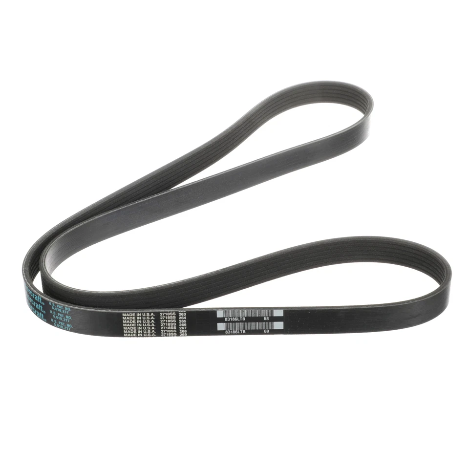 Correia de transmissão genuína Ford Mercury 2005-2009 Escape Mariner Serpentine 5M6Z-8620-A - Imagem 3 de 4