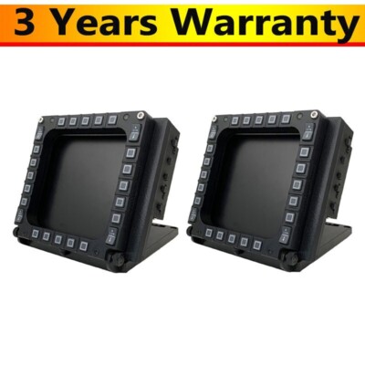 Thrustmaster MFD Cougar Pack 2 MFD F-16 Flight Sim Panel 48 Programmable Control