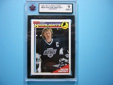 1991/92 O-PEE-CHEE NHL HOCKEY CARD #524 WAYNE GRETZKY HIGHLIGHTS KSA 9 MINT OPC