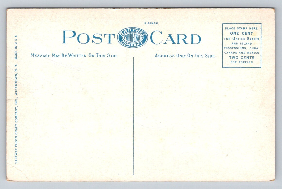 c1920 Captain Adkins Observation Boat 1000 Island Dock Alexandria Bay