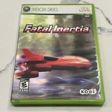 Fatal Inertia (Xbox 360, 2007 KOEI) NM Disc Complete CIB Manual Reg Card TESTED