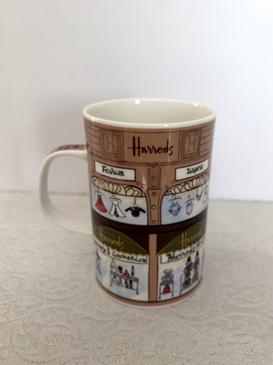 HARROD S KNIGHTSBRIDGE ENGLAND STOREFRONT FINE BONE CHINA MUG