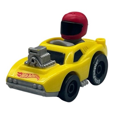 Fisher Price Little People Wheelies Hot Wheels Racer Race Track Yellow Car