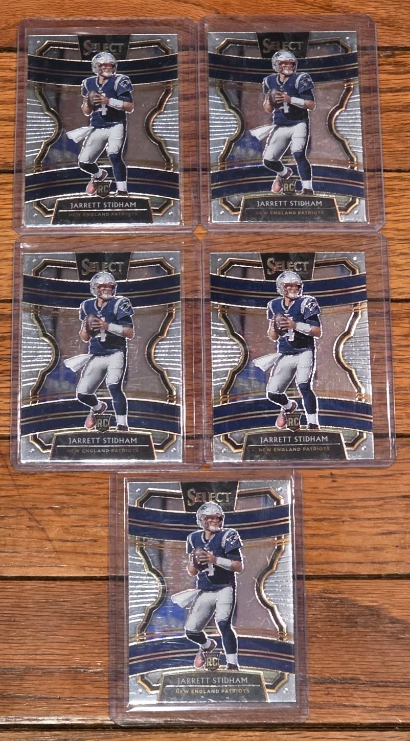 ( 5 ) Jarrett Stidham 2019 Panini Select Concourse Rookie Cards #75 Mint