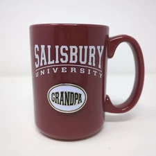 Salisbury University Maryland Grandpa Red M Ware Tea Coffee Mug Cup