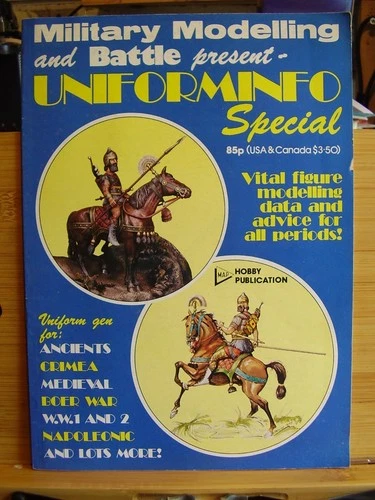RARE VINTAGE MILITARY AND BATTLE MAGAZINE UNIFORMINFO SPECIAL MAG