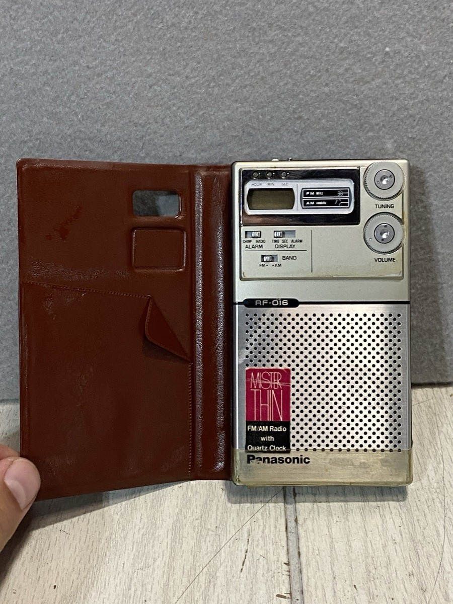 Vintage Mr Thin Panasonic RF 016 Am FM Alarm Clock Radio for sale