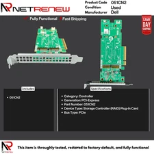 DELL PowerEdge 051CN2 Boss-S1 2-Slot M.2 SSD PCIE Adapter Card