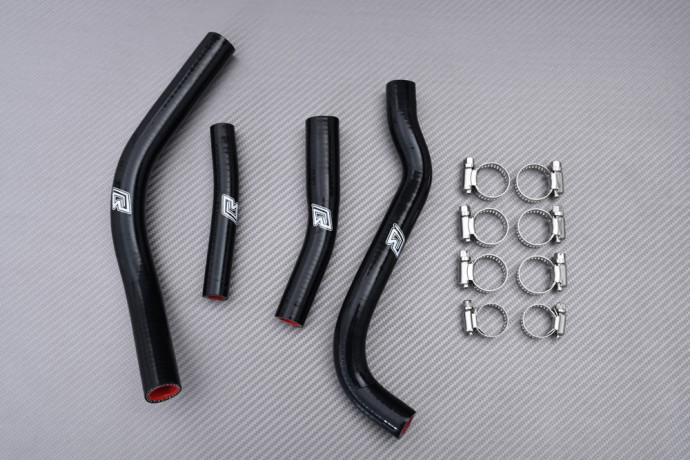Kit Tuyaux Radiateur Noir pour Enduro et Cross sur YAMAHA YZ 250F