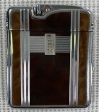 Ronson Ten A Case Lighter 1940s Art Deco Lighter & Cigarette Case